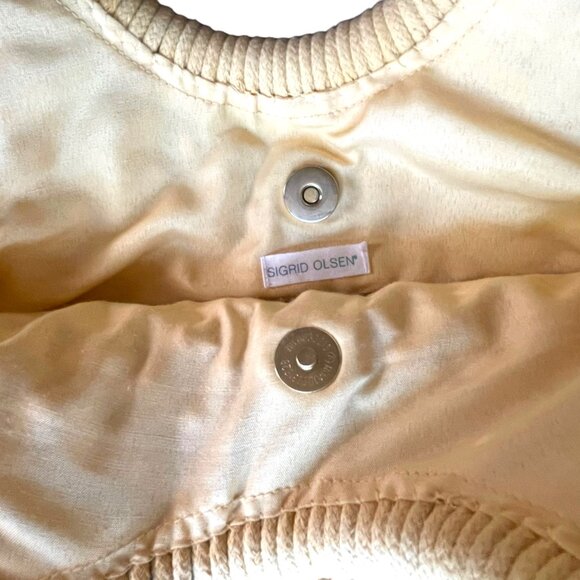 Crossbody Purse /‎ Bag - Sigrid Olsen -  Boho - Jute Woven - Strap Handles - 18" - Picture 3 of 4